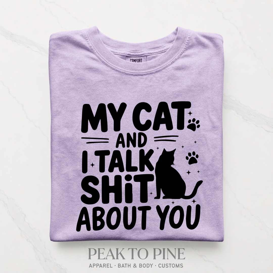 My Cat and I Talk T-Shirt