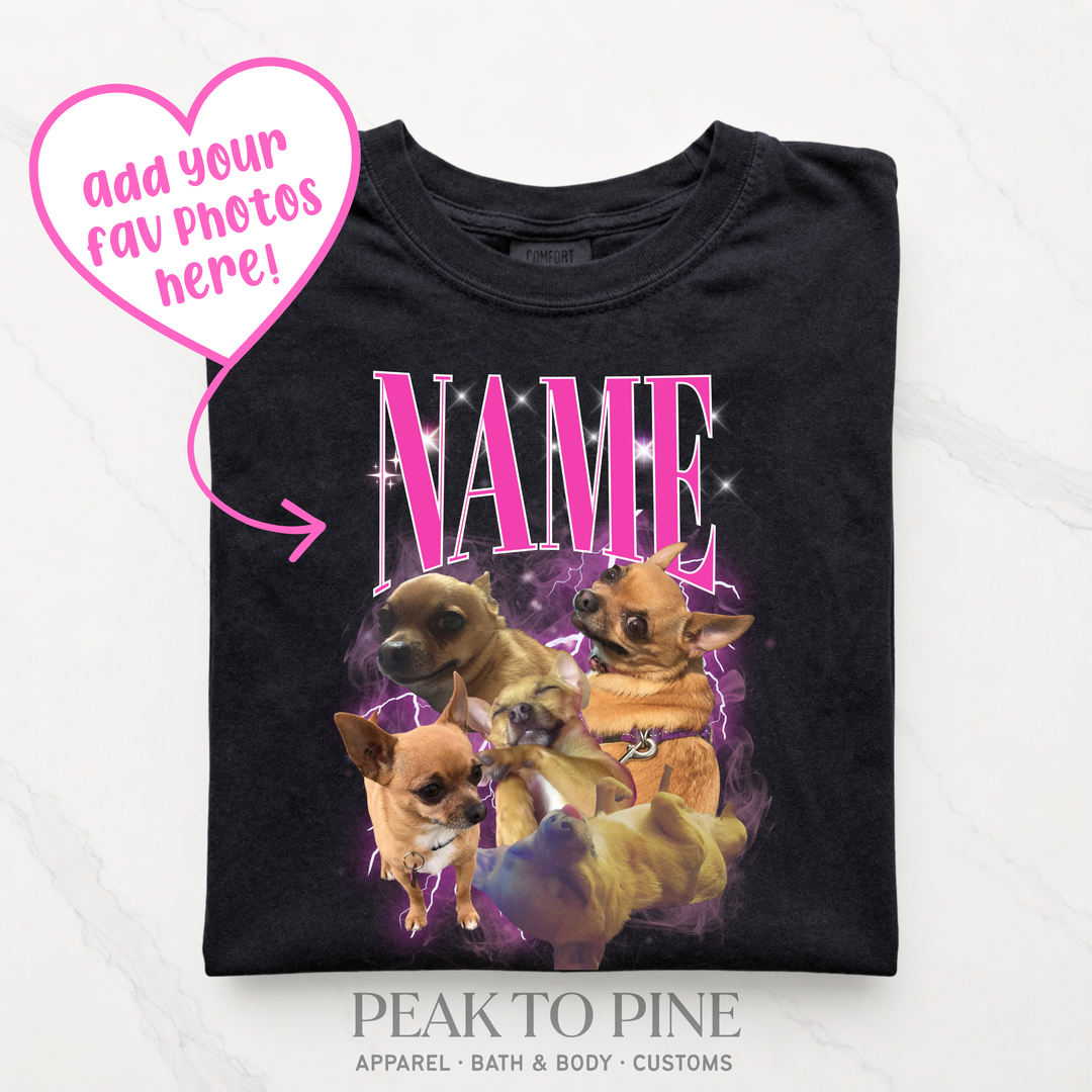 Custom Photo Collage T-Shirt (Comfort Colours)