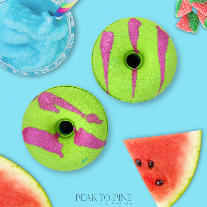 Blue Watermelon Slushie - Donut Bath Bomb