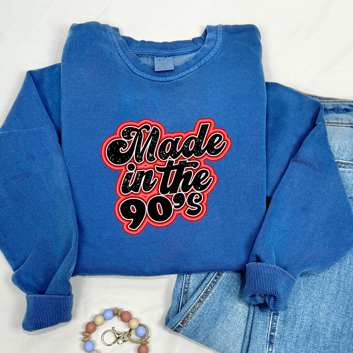 nostalgic 90s nostalgia retro high quality DTF printed sweatshirt hoodie crewneck
