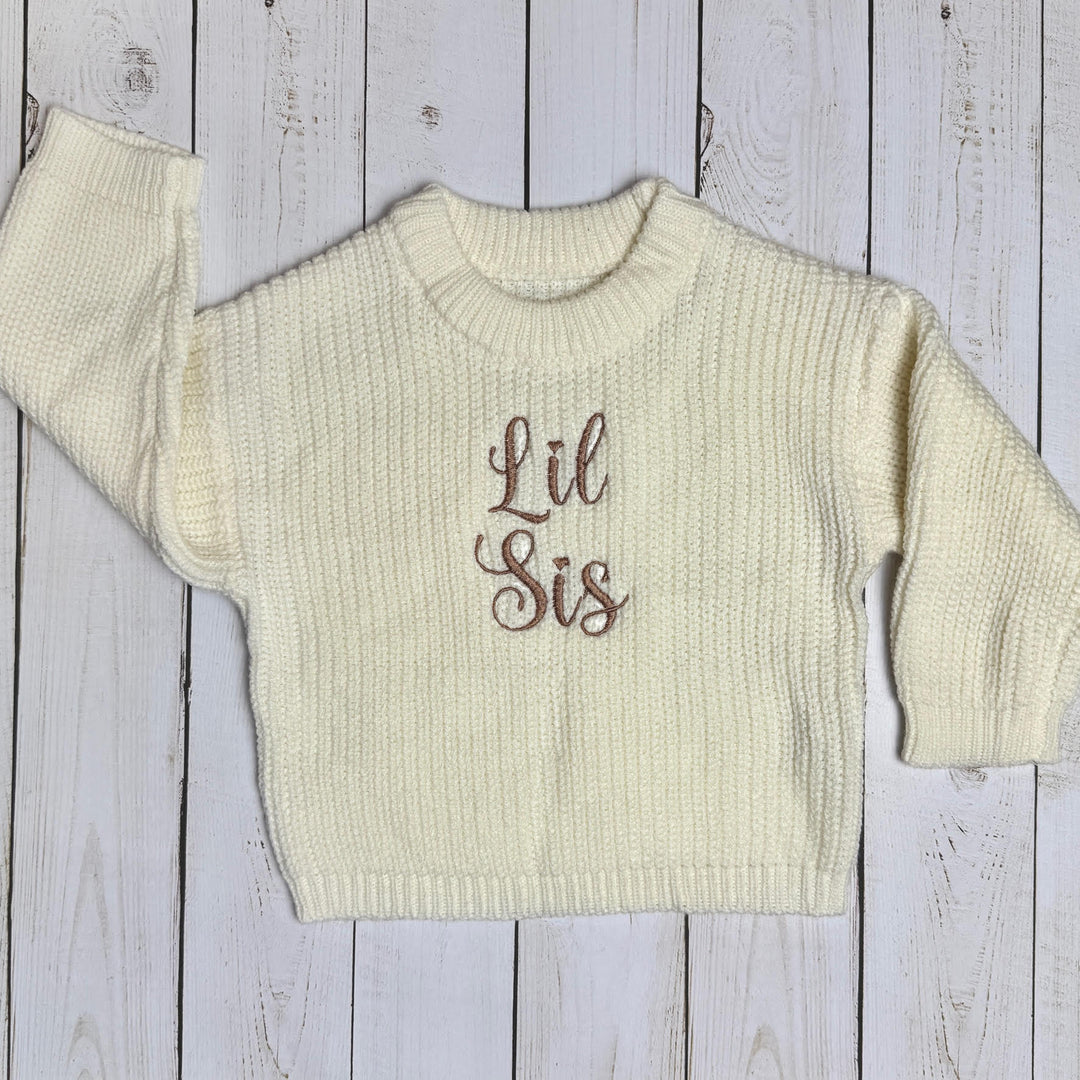 Personalized Embroidered Children's Sweater