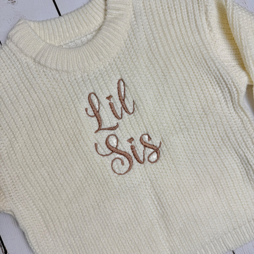 Personalized Embroidered Children's Sweater